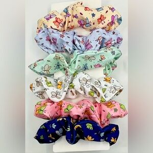 Regular size scrunchies sold as one. 6 for $15